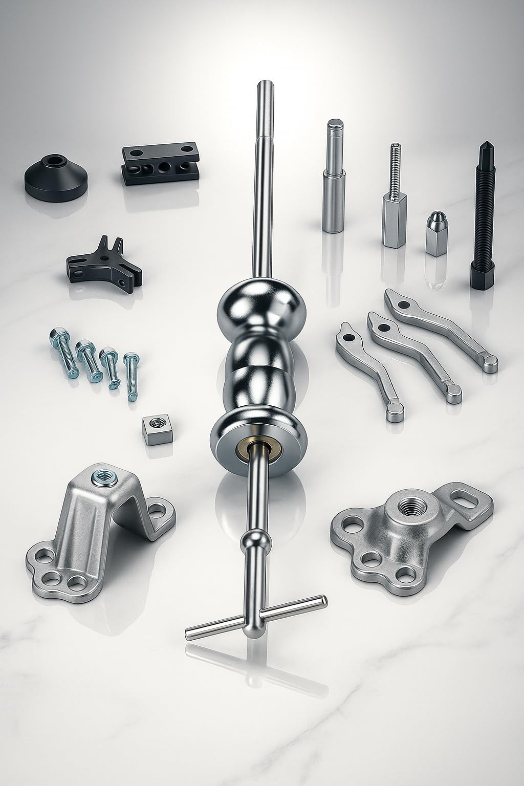 Amazon.com: 9-Way 5 lb Slide Hammer & Puller Set, 16-Piece